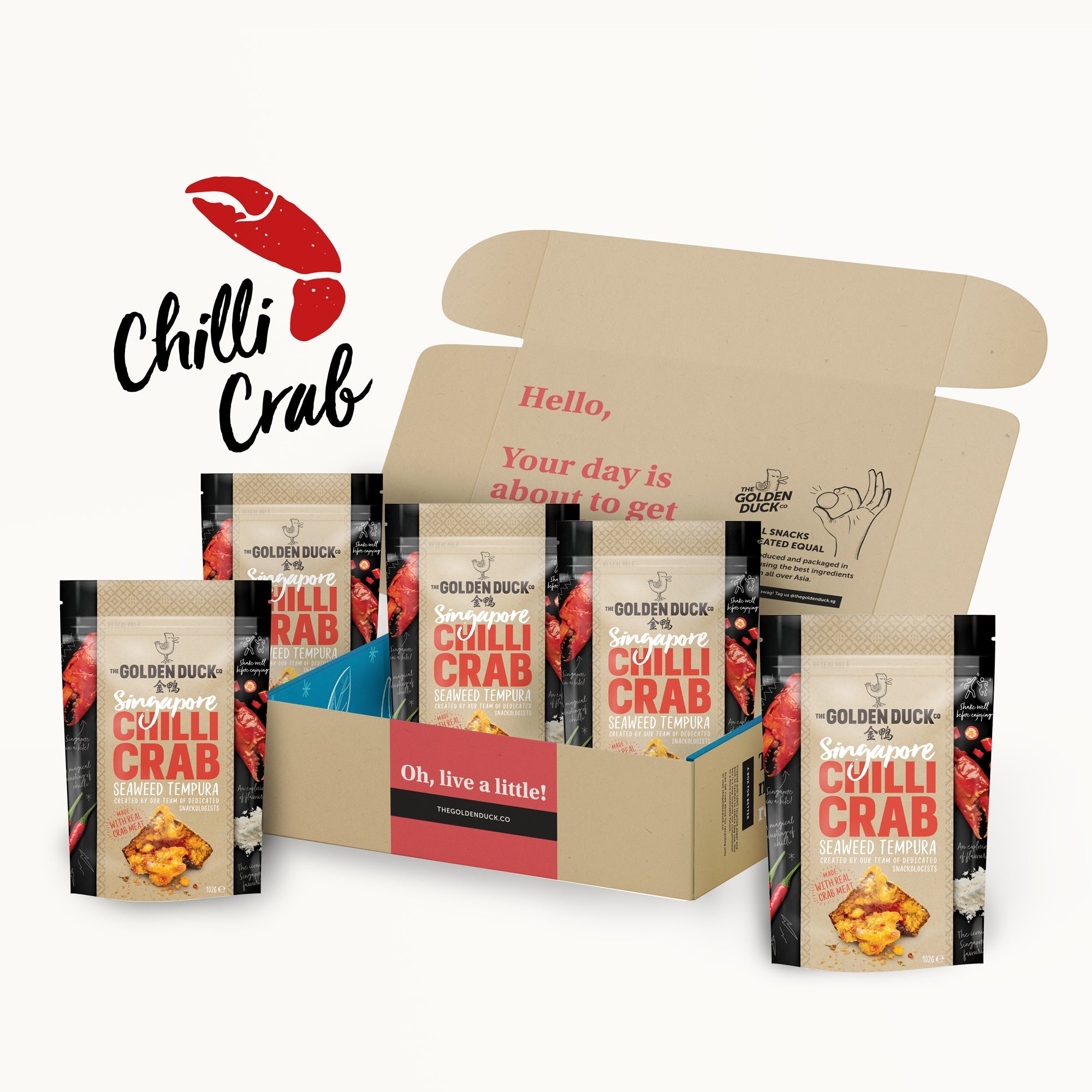Snackbox Medley: Chilli Crab Seaweed Tempura