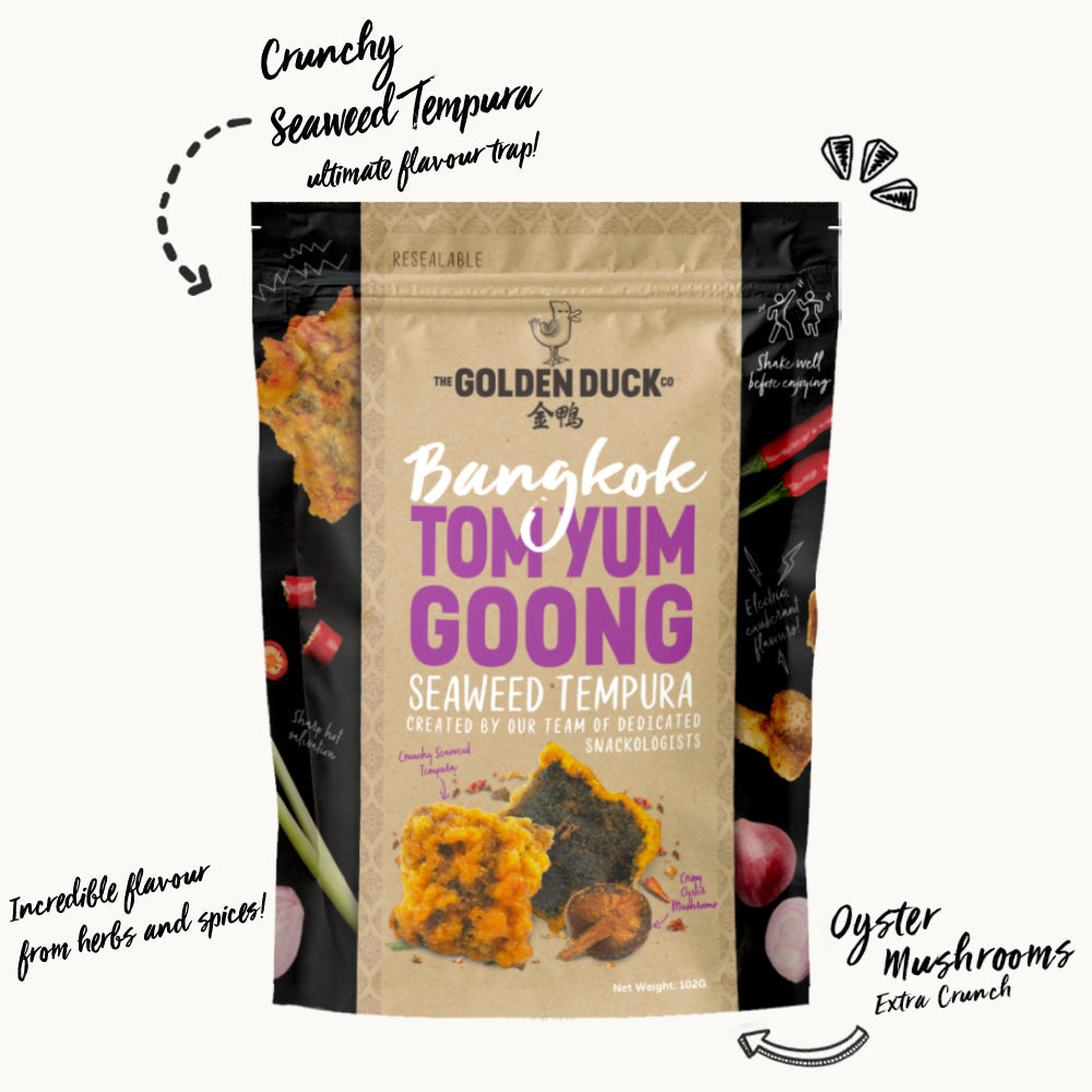 Snackbox Medley: Tom Yum Goong Seaweed Tempura