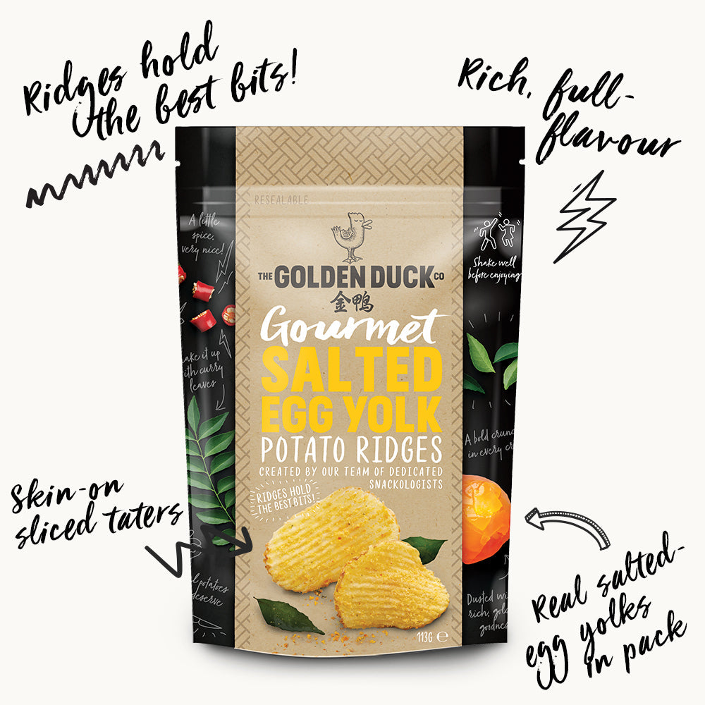 Snackbox Medley: Salted Egg Yolk Potato Ridges