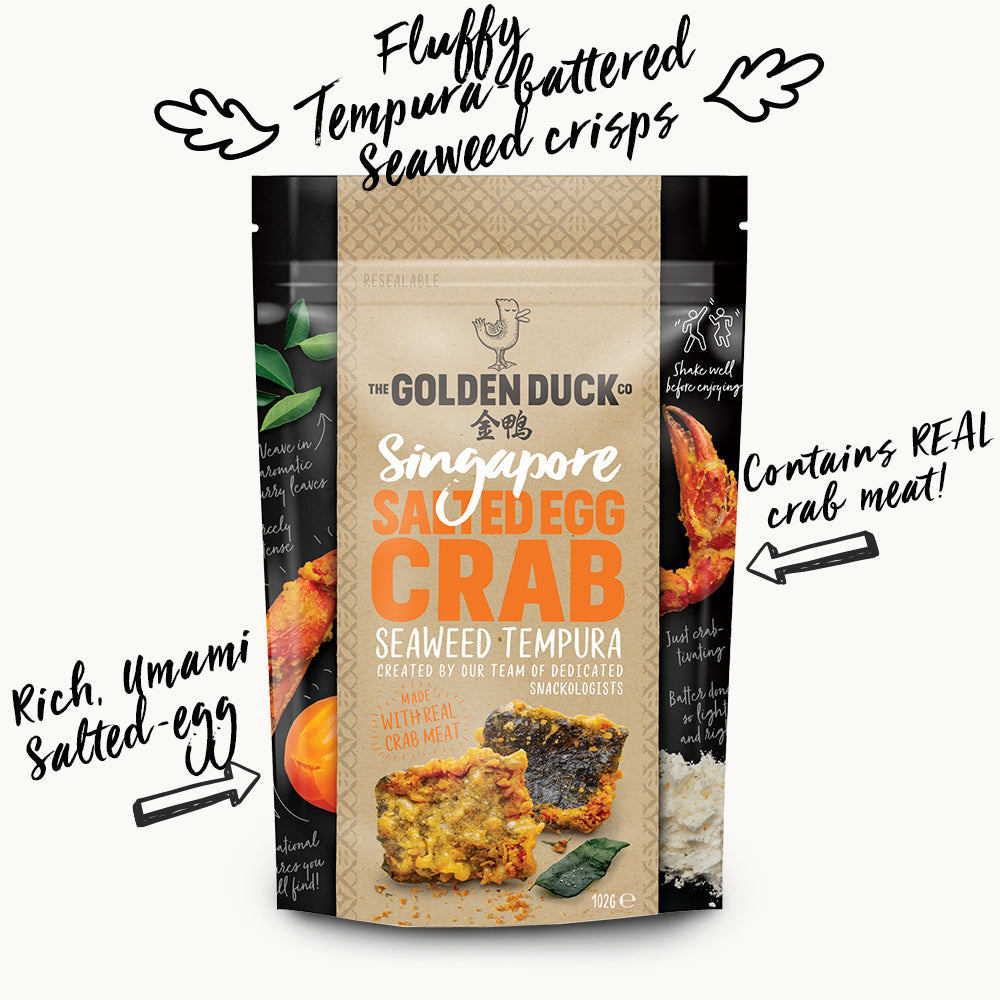Snackbox Medley: Salted Egg Crab Seaweed Tempura