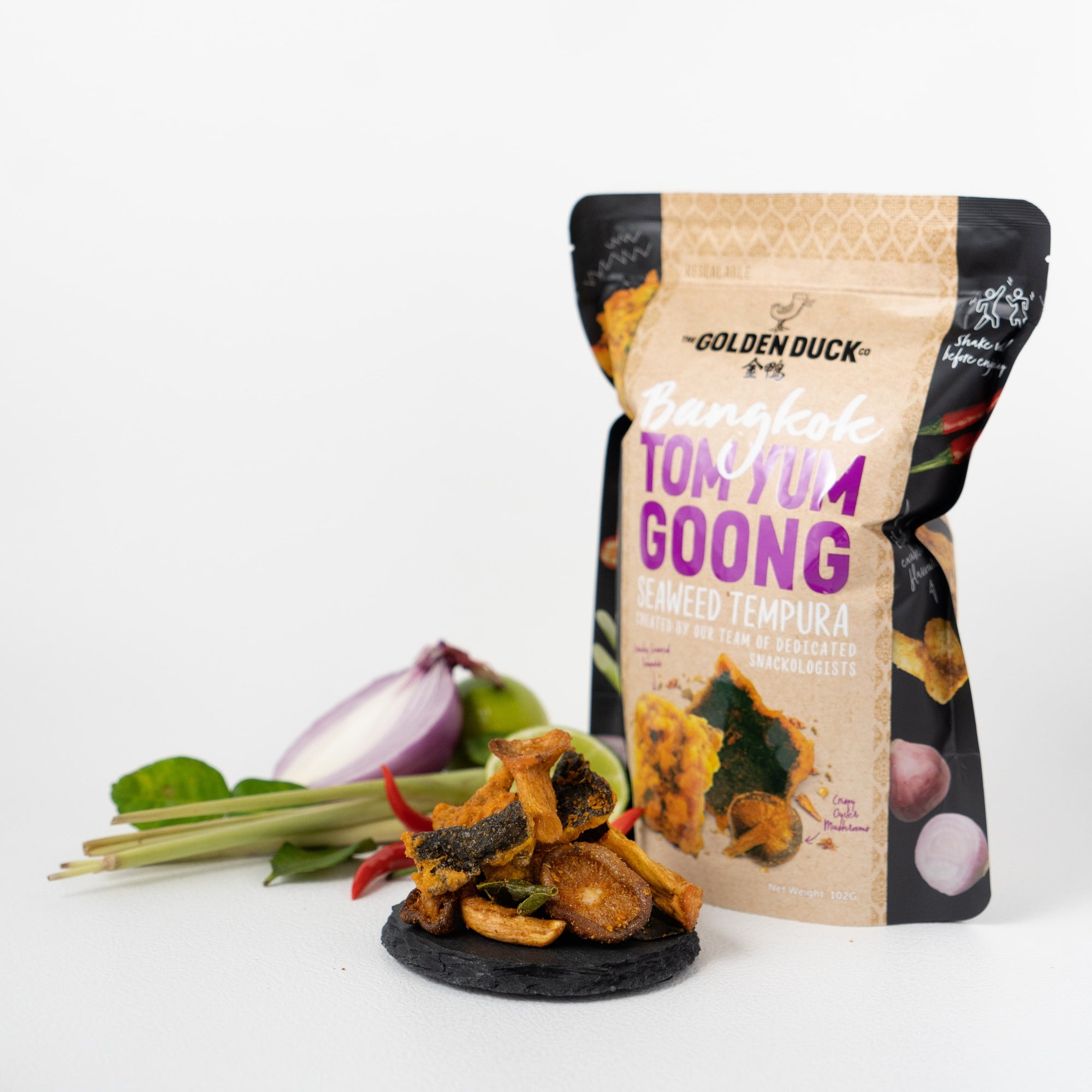 Snackbox Medley: Tom Yum Goong Seaweed Tempura