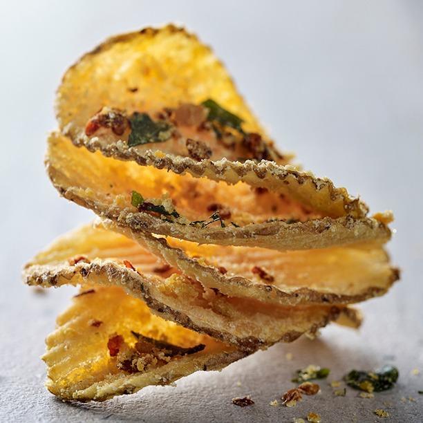 Salted-egg Yolk Potato Ridges NEW FORMAT - The Golden Duck Co. International