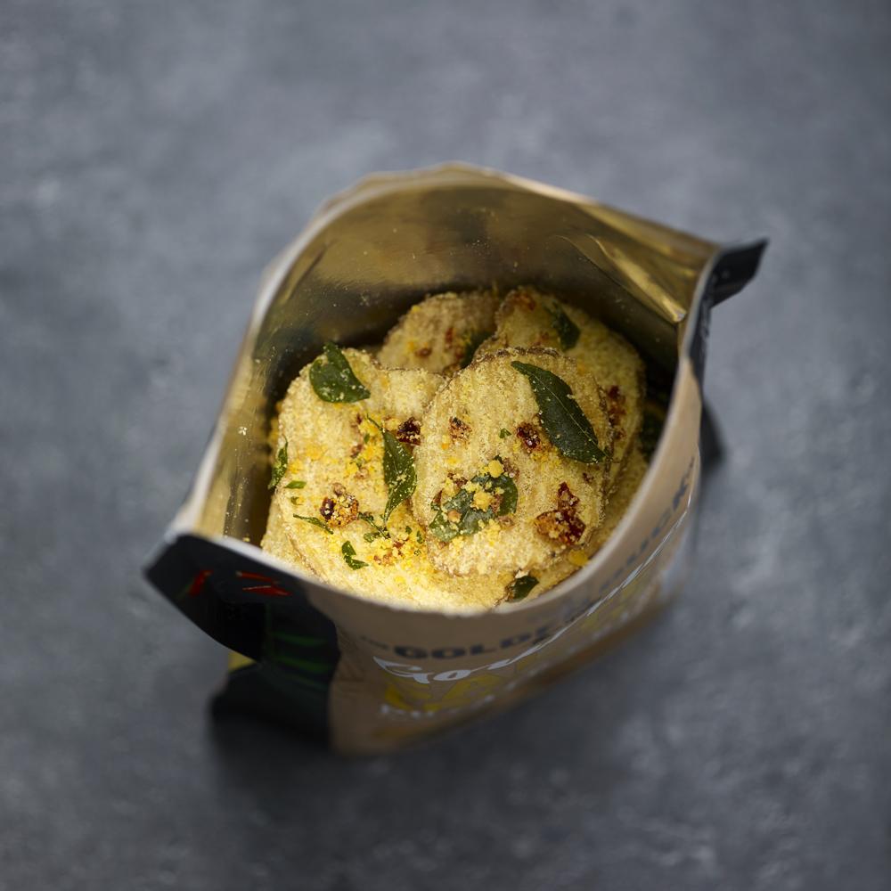 Snackbox Medley: Salted Egg Yolk Potato Ridges