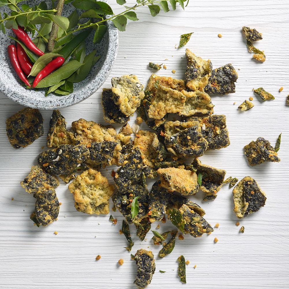 Snackbox Medley: Salted Egg Crab Seaweed Tempura