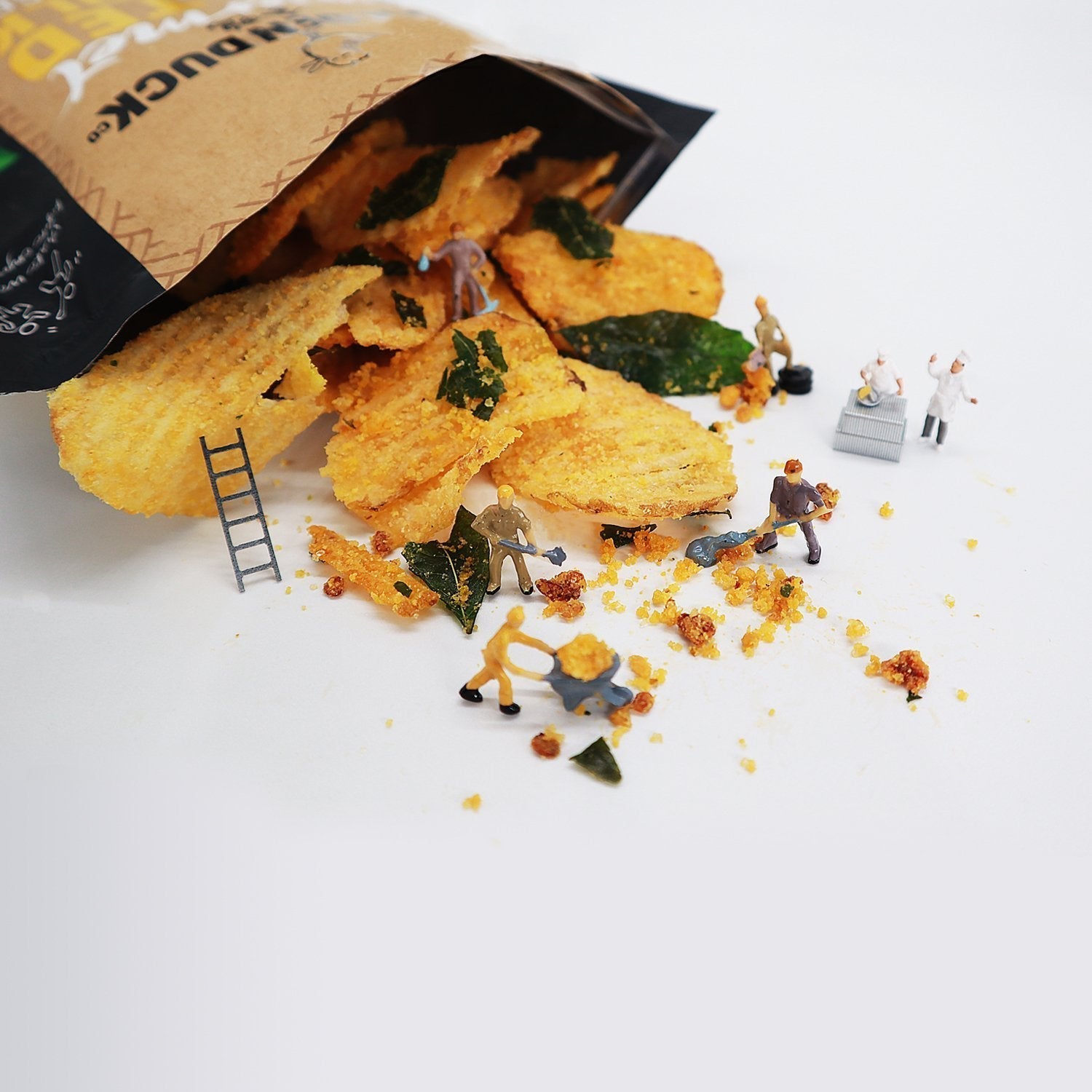 Snackbox Medley: Salted Egg Yolk Potato Ridges